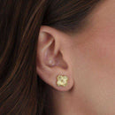 Brinco Dourado de Flor - Galeria