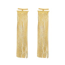 Brinco Dourado de Franja