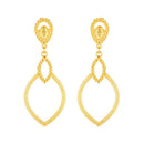 Brinco Dourado Luxo Gota de Gala